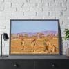93854-635.jpg Three Giraffe in the Nature Framed Poster
