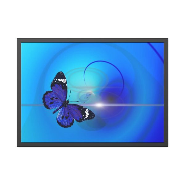 93854-648.jpg Purple Butterfly Abstract Art Poster