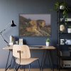 The Lion’s Domain by Geza Vastagh Framed Poster