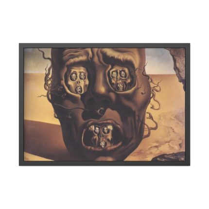 The Face of War by Salvador Dali Framed Poster