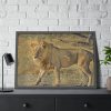 93855-103.jpg Lion Wild Cat Framed Poster