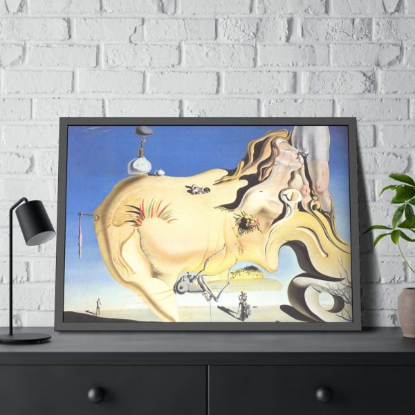 93855-111.jpg The Big Masturbator by Salvador Dali Framed Poster