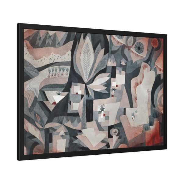 Dry Cooler Garden by Paul Klee Framed Poster