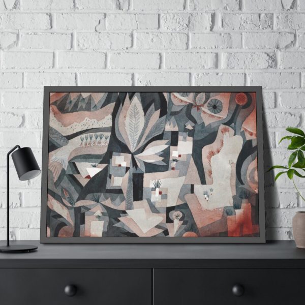 Dry Cooler Garden by Paul Klee Framed Poster