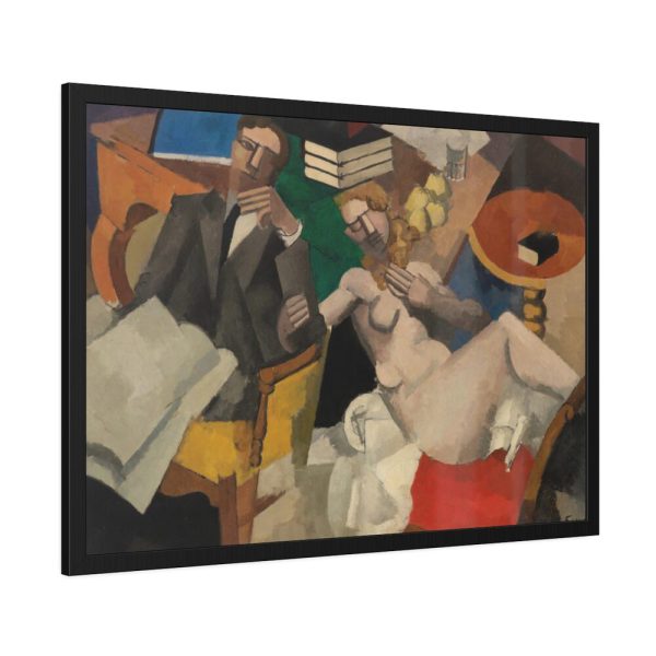 93855-145.jpg Married Life (La Vie conjugale) by Roger de La Fresnaye Framed Poster