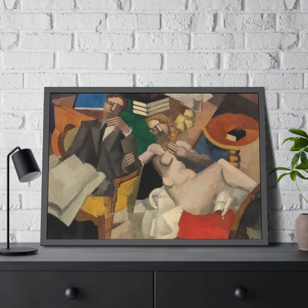 93855-147.jpg Married Life (La Vie conjugale) by Roger de La Fresnaye Framed Poster