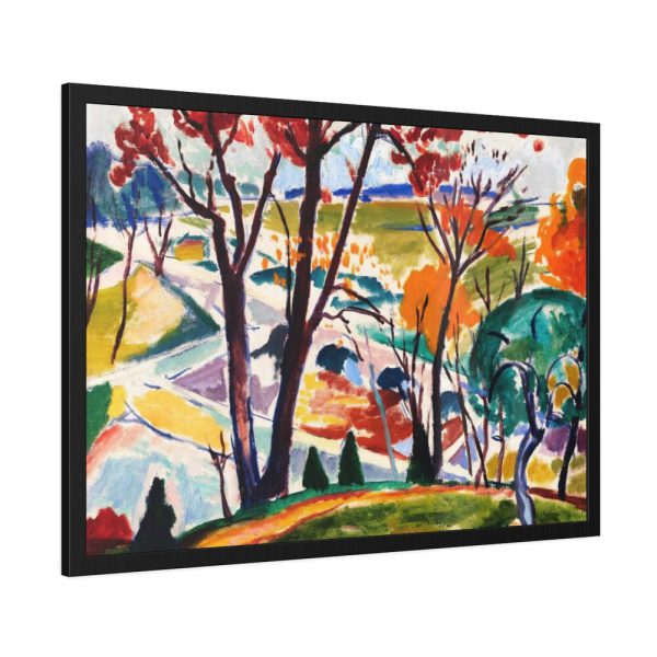 Landscape, Bridge by Henry Lyman Sayen Framed Poster
