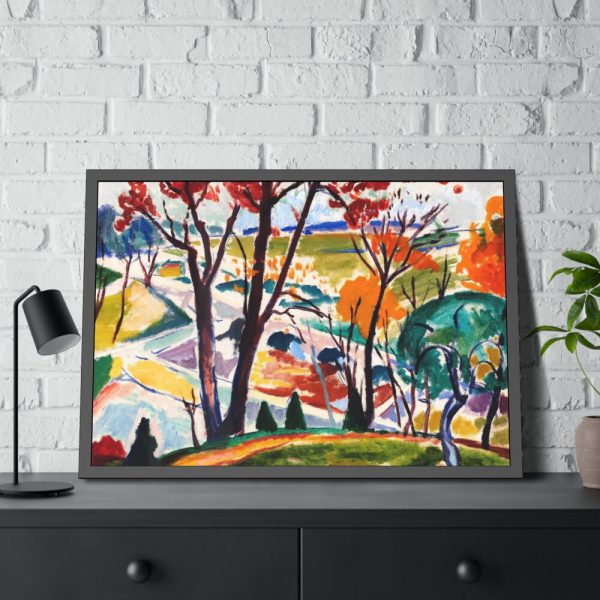 Landscape, Bridge by Henry Lyman Sayen Framed Poster