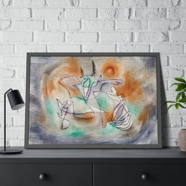 93855-167.jpg Howling Dog by Paul Klee Framed Poster