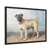 Portrait of Edwin Vom Rath’s Pug by Conradijn Cunaeus Framed Poster