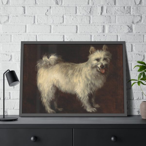 93855-191.jpg Spitz Dog by Thomas Gainsborough Framed Poster
