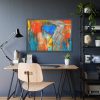 93855-234.jpg Colorful Abstract Painting Framed Poster