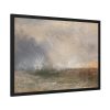 93855-237.jpg Stormy Sea Breaking on a Shore Framed Poster