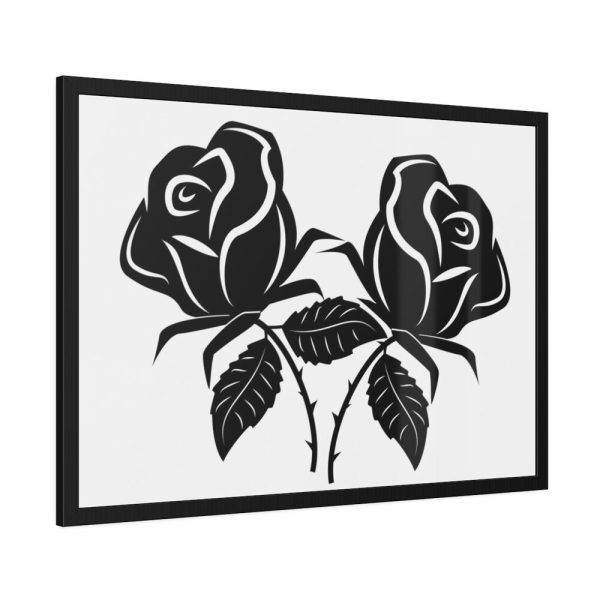 93855-269.jpg Rose Flower Drawing Framed Poster