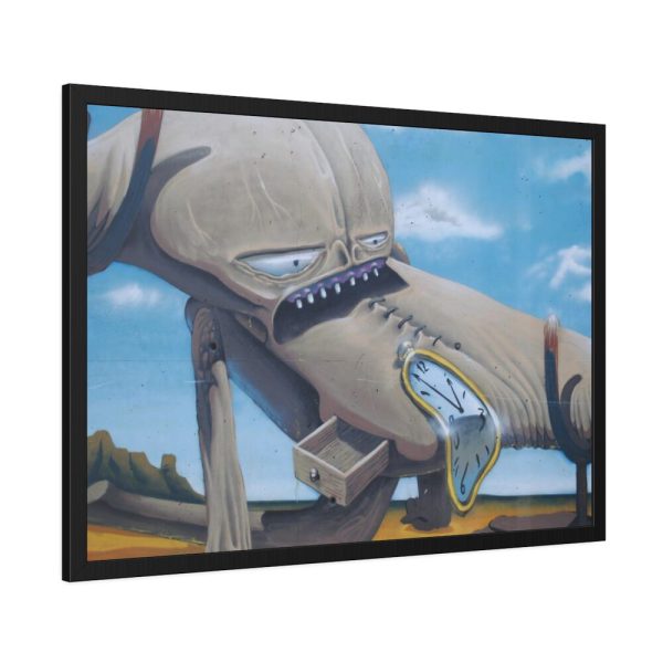 Graffiti Street by Salvador Dali Framed Poster