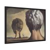 93855-281.jpg The Three Sphinxes of Bikini by Salvador Dali Framed Poster