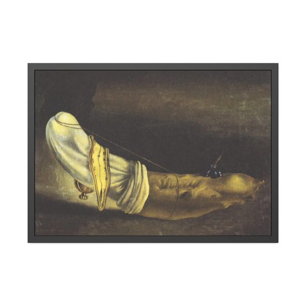 Anthropomorphic bread by Salvador Dali Framed Poster