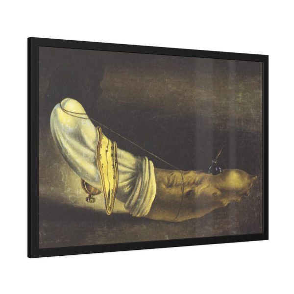 Anthropomorphic bread by Salvador Dali Framed Poster