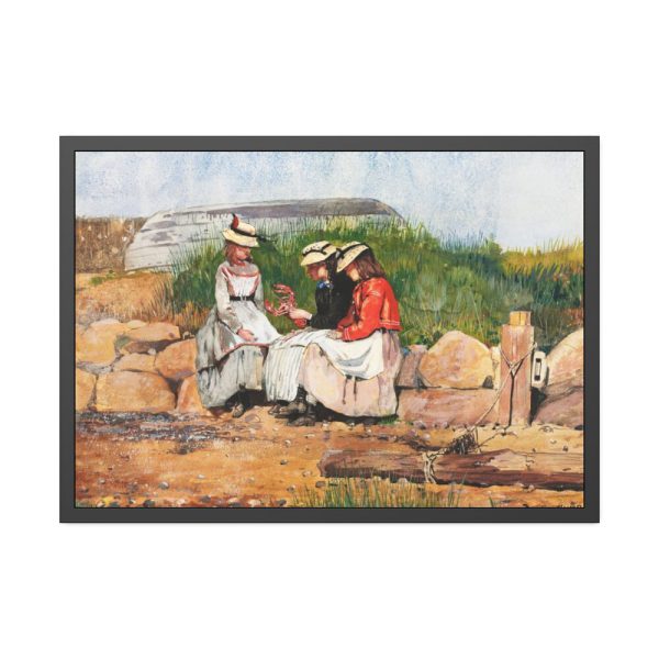 93855-32.jpg A Fisherman's Daughter by Winslow Homer Framed Poster