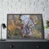 Bed and Two Bedside Tables Ferociously Attacking a Cello by Salvador Dali Framed Poster