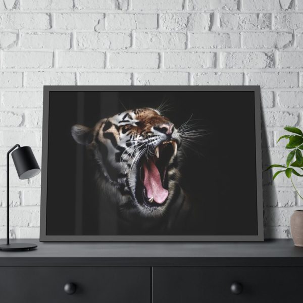 Tiger Face Framed Poster