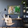 Tiger Walking Framed Poster
