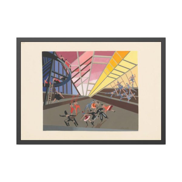 Maquettes de théatre by Alexandra Exter Framed Poster