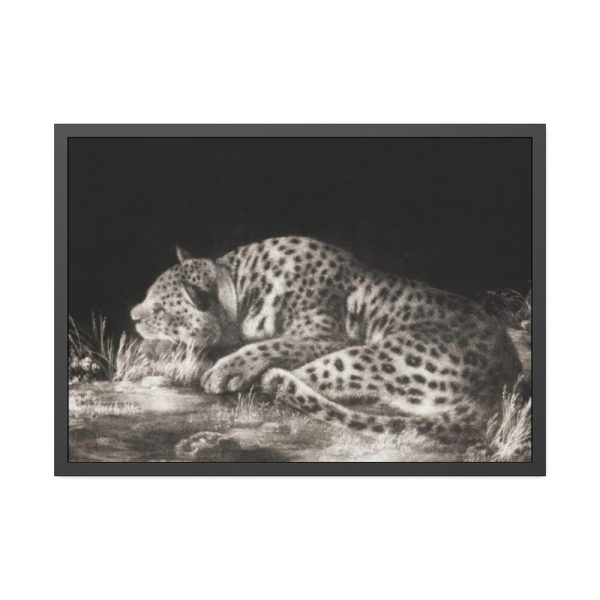 93855-412.jpg A Tyger Sleeping Cheetah by George Stubbs Framed Poster