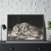 93855-415.jpg A Tyger Sleeping Cheetah by George Stubbs Framed Poster
