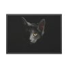 93855-436.jpg Black Bombay Cat in the Dark Framed Poster