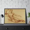 93855-459.jpg Studio di Nudo by Michelangelo Buonarroti Framed Poster