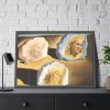 93855-475.jpg Three Apparitions of the Visage of Gala by by Salvador Dali Framed Poster