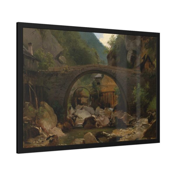 93855-5.jpg Mountain Stream in the Auvergne by Théodore Rousseau Framed Poster