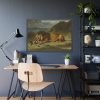 93855-50.jpg Lion Devouring a Goat Framed Poster