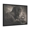 Lion and Snake by Samuel William Reynolds Framed Poster