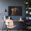Lion Roar Framed Poster