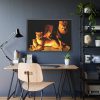 A Pride Of Lions by Jean Baptiste Huet Framed Poster