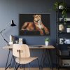 Hercules the Liger Framed Canvas
