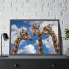 93855-615.jpg Giraffe Tower, Animal Family Framed Poster