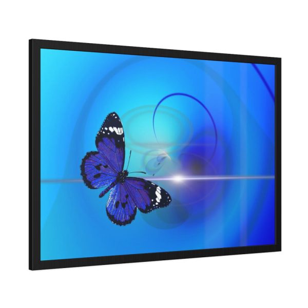 93855-649.jpg Purple Butterfly Abstract Art Poster