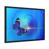 Purple Butterfly Abstract Art Framed Poster
