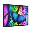 93855-677.jpg Butterfly Blue Insect Framed Poster