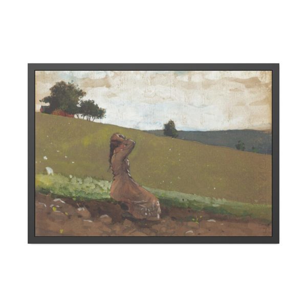 The Green Hill by Winslow Homer Framed Poster