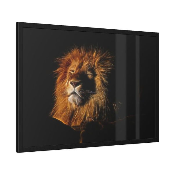 93855-89.jpg Wild Lion Framed Poster