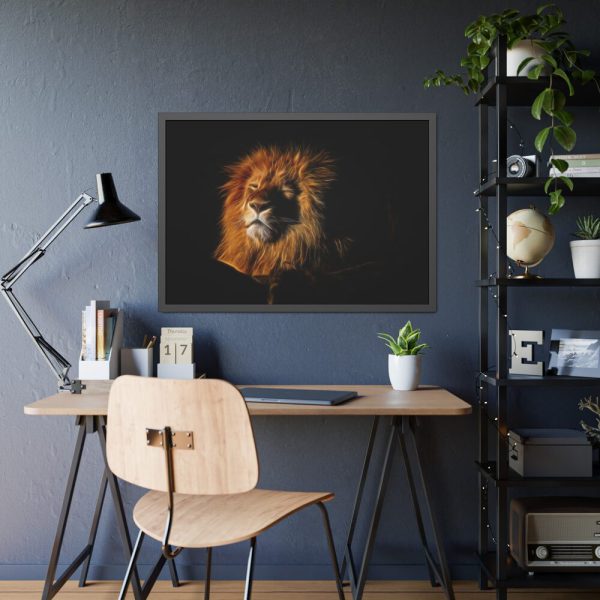 93855-90.jpg Wild Lion Framed Poster