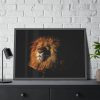 93855-91.jpg Wild Lion Framed Poster