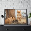 Female Lion Framed Poster