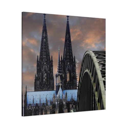 Cologne Cathedral Hohenzollern Bridge Standard Canvas
