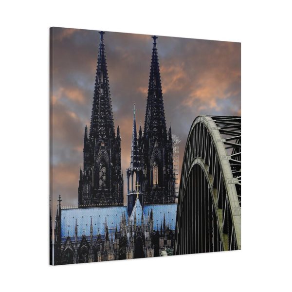 101419-105.jpg Cologne Cathedral Hohenzollern Bridge Standard Canvas