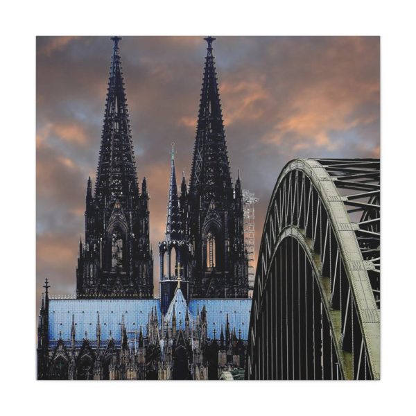 101419-106.jpg Cologne Cathedral Hohenzollern Bridge Standard Canvas